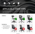 DIVA EN CAMINO DEC Stretchable Desk Office Chair Seat Cushion Covers - Universal Spandex Computer Chair Slipcover - Removable Washable Cushion Pro...