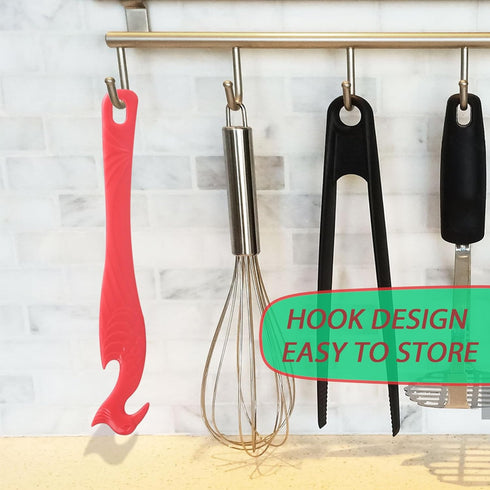 Oven Rack Push Pull Tool 2-Pack oven rack puller push pull stick tool(11 Inch), oven rack pullers with longer handle suitable for oven, toaster ov...