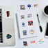 100pcs Emergency Medical Technician Stickers, EMT Paramedic Stickers, Funny Vinyl Decals for Kids Helmet Water Bottles Cars Phone Laptop Journal N...