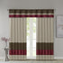 Madison Park Amherst Single Panel Faux Silk Rod Pocket Curtain With Privacy Lining for Living Room, Window Drapes for Bedroom and Dorm, 50x18, Red...