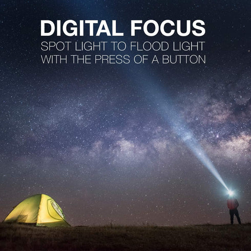 Energizer LED Headlamp, Bright Headlamp for Outdoors, Camping and Mechanic Work Light, includes Batteries, Pack of 1, Rust Red...