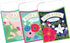 Barker Creek Peel & Stick Library Pockets, Petals & Prickles, 3 Designs, Great for Holding Library, Index, and Flash Cards, Hall Passes, Recipes, ...