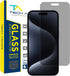 Tech Armor Privacy Screen Protector for iPhone 15 Pro 6.1 inch - Ballistic Tempered Glass, Anti-Spy, Case Friendly, Easy Installation, Bubble Free...