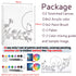 2 Pack Paint and Sip Canvas Painting Kit Pre Drawn Canvas for Painting for adults Stretched Canvas Couples Games Date Night Anniversary Gifts Coup...