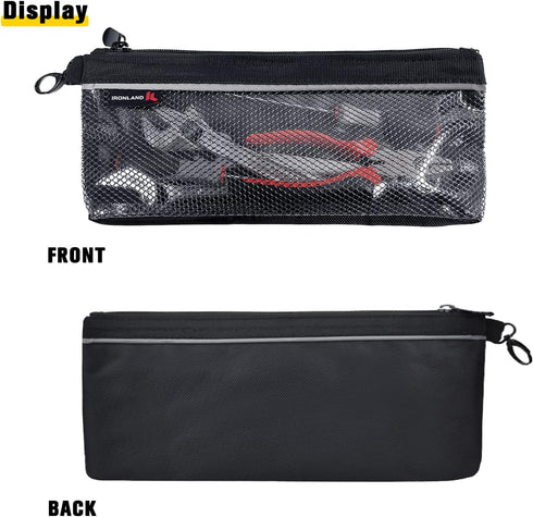 Zipper Pouches, Small Tools Bag, Waterproof Mesh Pouches, Tool Zipper Pouch, Travel Pouch, Clear Cosmetic Bag Case 4 Pack......