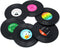 Coaster Vinyl Record Disk Coasters for Drinks - Tabletop Protection Prevents Furniture Damage (6 PCS Vinyl)...