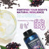 Elderberry Immune Support 10:1 Extract Capsules - Daily Immune Support Supplement for Adults, Natural Sambucus Black Elderberry Vitamins, Vegan Vi...