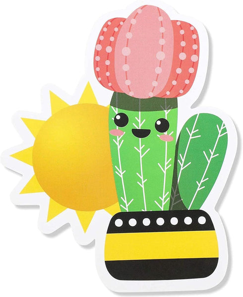 Cactus Bulletin Board Cutouts, Colorful Chalkboard Borders (40 Pieces)...