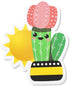 Cactus Bulletin Board Cutouts, Colorful Chalkboard Borders (40 Pieces)...