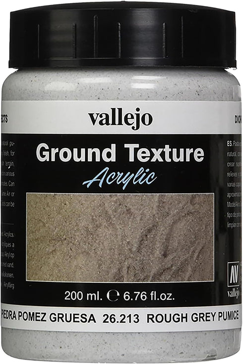 Vallejo Rough Grey Pumice, 200ml, 6.76 Fl Oz (Pack of 1)...