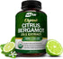 NutriFlair Organic Citrus Bergamot 1400mg, 120 Capsules - 25:1 Citrus Bergamia - Essential Oil and Citrus Bioflavonoids - Natural Heart Health Sup...