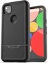 ENCASED Pixel 4a Case with Screen Protector (Rebel Shield) Rugged Full Body Protective Cover with Build-in Screen Guard for Google Pixel 4a - Blac...