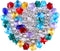 60 Pieces Assorted European Beads with Plating Silver Metal Alloy Rhinestone Large Hole Spacer Beads for DIY Charm Bracelet Jewelry Making (Alloy ...