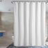 Barossa Design Waterproof Fabric Shower Curtain or Liner Microfiber - Soft Cloth & Hotel Quality, Machine Washable White Shower Curtain Liner for ...