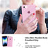 for iPhone SE Phone Case 2022/3rd/2nd/2020, iPhone 8/ iPhone 7 Case Clear Glitter Bumper, Bling Sparkly Shiny Transparent Cute Color, Thin Slim So...