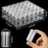 BigOtters Embroidery Diamond Storage Box, 30PCS Big Clear Plastic Bead Containers with Silicone Funnel for Jewelry Painting DIY Art Craft Rhinesto...