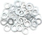 X AUTOHAUX 50pcs Engine Oil Crush Washers Drain Plug Gaskets 12mm ID. 19.7mm OD. for Car...
