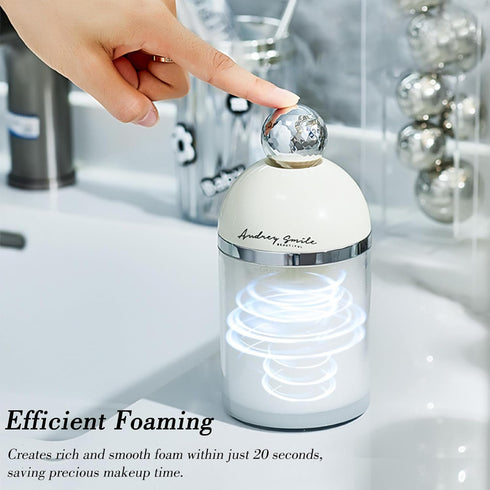 Electric Foam Maker for Face Wash – Cleanser Foam Maker for Facial Cleansing, Marshmallow Whip Maker Skincare Cleaner Tool for Home & Travel...