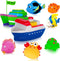Mold Free Baby Bath Toys - Toy Boats No Hole Infant Toddler Bath Toy for Kids Age 1 2 3 4 Bathtub Water Pool Toys for Infants 6-12-18-24 Months Gi...