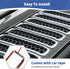 RT-TCZ for Jeep JL Hood Vents Cover Trim Chrome for Jeep Wrangler JL JLU Gladiator JT 2018-2024 Chrome Exterior Accessories 7pcs...