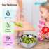 Ahimsa Stainless Steel Bowls for Kids | 12 Ounce Salad Bowls | Pediatrician Designed - Dishwasher Safe | 100% BPA Free | Pack of 1 (Classic Stainl...