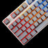 104 Key SA Profile ANSI ISO Double Shot Shine Through Ball Shape Keycaps Suitable for Standard MX 104 87 61 Keyboard (Light Gray)...