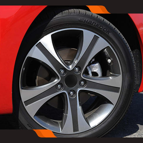 TMS 2.9Inch 75MM Wheel Center Caps, Pack of 4 (Gloss Black, Outer 75MM, Inner 73MM)...