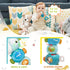 Baby Montessori Sensory Teething Toys for 3-6 6-12 Months, Food Grade Baby Teether, Newborn Infant Rattle Toys, Baby Shower Gifts, Learning Educat...