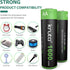 Solar Lights Batteries AA 1600mah High Capacity 1.2V Ni-MH Rechargeable AA Solar Battery for Outdoor Solar Lights, Battery String Lights, TV Remot...