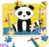 48 Piece Blank Puzzle with Puzzle Tray to Draw on, Each Piece is Unique, Custom Puzzle 14.2x10.6 Inches for Crafts & DIY, Make Your Own Wooden Jig...
