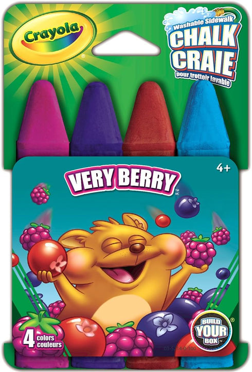 Crayola Build Your Box Very Berry Chalk (4 Count)...
