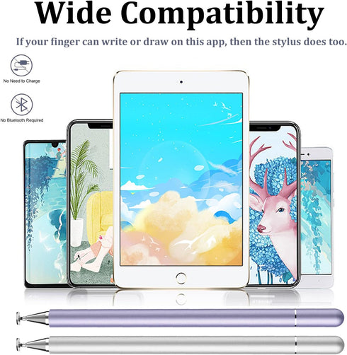 Stylus Pen for iPad, LUNTAK Stylus Pens for Apple/iPhone/Ipad pro/Mini/Air/Android/Microsoft/Surface All Capacitive Touch Screens Universal with 4...