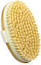 1 Pack Bamboo Dry Body Brushes,Dry Body Scrubber for Dry Skin, Blood Circulation, Cellulite Treatment,Dry Brush Suitable for All Kinds of Skin wit...