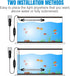 iKefe 11" White & Blue Submersible LED Aquarium Fish Tank Light with Timer/Dimmable Underwater Fish Tank Aquarium LED Lights Fixture for Saltwater...