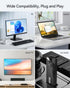 16GB USB Flash Drives 5 Pack Waterproof Metal USB Memory Stick Slim USB 2.0 Flash Drive, Portable Pen Drive Thumb Drive with Keychain Hole Jump Dr...