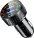 KEWIG Car Charger, 36W Fast Car Charger Adapter, Dual USB Car Charger Fast Charge with Colorful Voltmeter & ON/Off Switch......