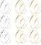 72PCS Earring Hoop Jewelry Making,URSMART Beading Hoop Earrings Finding Open Round Earring Hoops DIY Craft Supplies (30MM/40MM)...