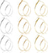72PCS Earring Hoop Jewelry Making,URSMART Beading Hoop Earrings Finding Open Round Earring Hoops DIY Craft Supplies (30MM/40MM)...