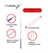 Reusable Inoculating Loops Set - Cell Streaking Tools Perfect for Bacteria Cell Tissue Culture (5 Pack)...