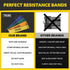 Fabric Resistance Bands for Working Out - Exercise Bands Resistance Bands Set - Workout Bands Resistance Bands for Legs - Leg Bands Resistance Fit...