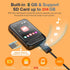 MP3 Player with Bluetooth,Portable Full Touchscreen Music Player with Speaker and Micro SD Card Slot,MP4 Player with FM Radio,Voice Recording,Earp...