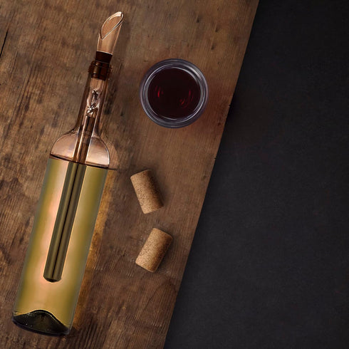 Wine Chiller Stick Small Wine Cooler 3-in-1 Stainless Steel Wine Bottle Cooler Stick Iceless Wine Chillers for Bottles Wine Gifts Champagne Chille...