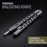 Grand Way Butterfly Trainer – Balisong Trainer – Practice Butterfly – Balisong Butterfly Knives NOT Real NOT Sharp Blade – Black Dull Trick Butter...