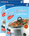 Slow Cooker Liners Kitchen Disposable Cooking Bags BPA Free for Oval or Round Pot, Small Size 11 x 16 Inch, Fits 1 to 3 Quarts - 2 Pack (20 Bags T...