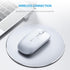 INPHIC Bluetooth Mouse, Slim Silent Rechargeable Wireless Mouse (Tri-Mode: BT 5.0/4.0+2.4G), 1600DPI Portable Mouse for MacBook Laptop Android Tab...