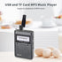 Portable AM FM Radio, Shortwave Transistor Pocket Radio Walkman with Loud Speaker, Headphone Jack, 1200mAh Rechargeable Battery Power, Support TF ...