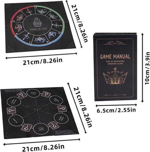 Medieval Mini Board Game for 3-6 Players, Perfect for Friends Aged 10 and above – Enjoy Quick Puzzle Rounds Anytime...