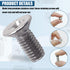 8Pack Stainless Steel Brake Disc Rotor Screws, Stainless Steel Retaining Screws for Front and Rear by Mission Automotive, Compatible with for Hond...