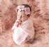 Matissa Newborn Baby Photography Prop Swaddle Cheesecloth Knit Crochet Wrap 16 Colors Available (Baby Pink)...