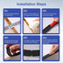 U-Shape Edge Banding, 16.4ft TPE Self Adhesive Veneer Edging Trim Flexible Edge Protector, Furniture Edge Strip for Countertop Table Cabinets Shel...
